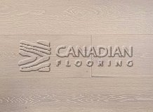 European Oak, Canfloor, 7.5" x 3/4", Brushed & Oiled Color: Lime Wash

                                 Engineered Flooring White Rock