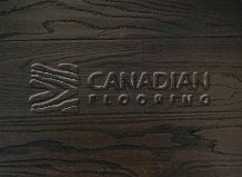 White Oak, Canfloor, Hand-Scraped, 6-1/3" x 3/4" Color:   Black Brown

                                 Engineered Flooring Newmarket