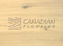 White Oak, CanfloorHand-Scraped, 6.5" x 3/4"Color:  Cobblestone

                                 Engineered Flooring Clarington