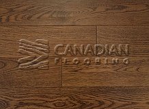 White Oak, Canfloor, Hand-Scraped, 6-1/3" x 3/4" Color:  Hazelnut

                                 Engineered Flooring Milton