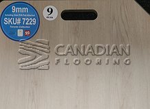 Luxury Vinyl Flooring, Canfloor, Vancouver Collection,  9.0 mm, with 2.0 mm IIC-73/STC-72 underpadColor: 7229

                                 Vinyl Flooring Pickering
