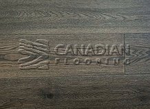 White Oak, CanfloorHand-Scraped, 6.5" x 3/4"Color:  Grind Concrete

                                 Engineered Flooring White Rock