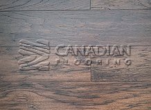 Hickory, Canfloor, 6.5" x 3/4", Hand-Scraped & DistressedColor:  Coffee

                                 Engineered Hardwood Flooring - Toronto, Ontario