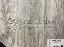 Luxury Vinyl Flooring, Aqua Plus Silver, NAF, 5.0 mm, Color:  Stratton

                                 Vinyl Flooring Montreal