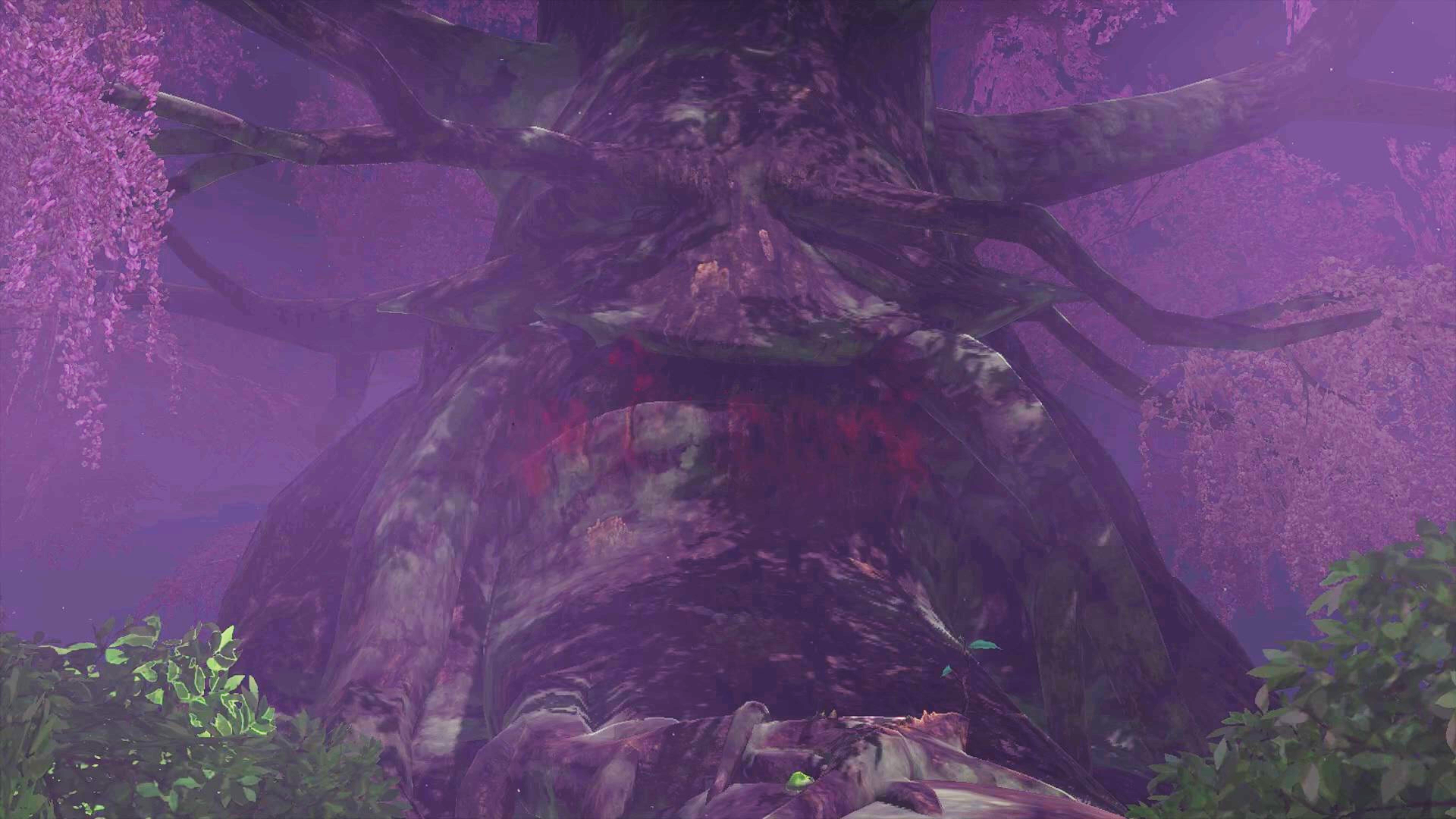 The Deku Tree covered in gloom in The Legend of Zelda: Tears of the Kingdom